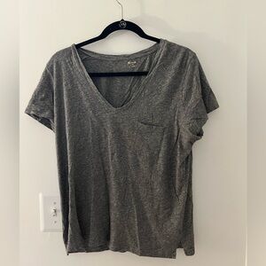 Madewell V Neck T Short